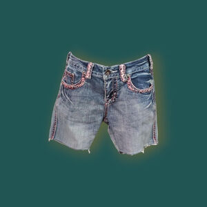 Sick vintage cowgirl tuff jean shorts
